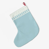 Grande Chaussette De Noël Bébé de sommeil personnalisé double face (Dos (Accrochage))