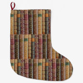 Grande Chaussette De Noël Bibliophile (Devant)