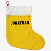 Grande Chaussette De Noël Bière (Devant)