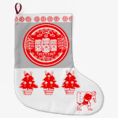 Grande Chaussette De Noël Bière artisanale Noël - Bières en boîte R G W (Devant)