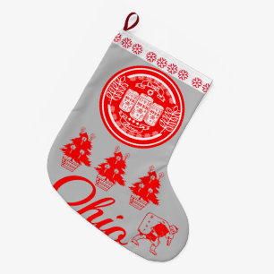 Grande Chaussette De Noël Bière artisanale Noël Ohio - Bières en conserve R 