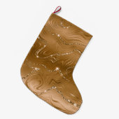 Grande Chaussette De Noël Bijoux Glittery or Glitz (Devant (Accrochage))