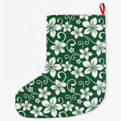 GRANDE CHAUSSETTE DE NOËL BLEU HAWAII (VERT FORESTIER) (Dos)