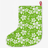 GRANDE CHAUSSETTE DE NOËL BLUE HAWAII (LIME) (Dos)