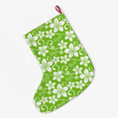 GRANDE CHAUSSETTE DE NOËL BLUE HAWAII (LIME) (Dos (Accrochage))
