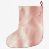 Grande Chaussette De Noël Blush Pink Southwest Cowhide Christmas (Dos)