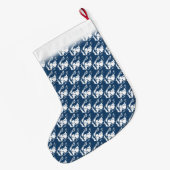 Grande Chaussette De Noël Bouchon de Noël Husky Stocking Chien personnalisé  (Dos (Accrochage))