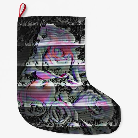Grande Chaussette De Noël Bouquet Techno (Devant)