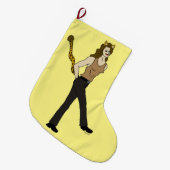 Grande Chaussette De Noël bouton catgirl (Devant (Accrochage))