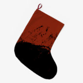 Grande Chaussette De Noël Brushstroke 7 (Devant (Accrochage))