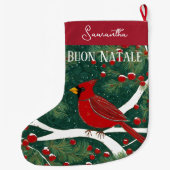 Grande Chaussette De Noël Buon Natale (Dos)
