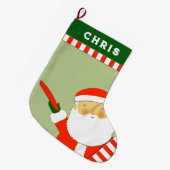 Grande Chaussette De Noël Cadeau de vacances Disk Golf (Devant (Accrochage))