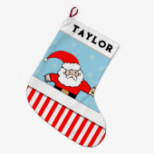 Grande Chaussette De Noël Cadeau de vacances du pharmacien (Devant (Accrochage))