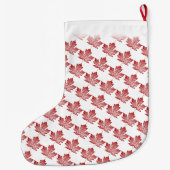 Grande Chaussette De Noël Canada Stocker Canada - Stocking de Noël sur mesur (Dos)