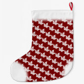 Grande Chaussette De Noël Canada Stocker Canada - Stocking de Noël sur mesur (Dos)