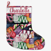 Grande Chaussette De Noël Candyland (Devant)