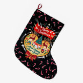 Grande Chaussette De Noël Canettes de Noël (Devant (Accrochage))