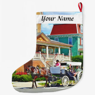 Grande Chaussette De Noël Cape May NJ – Carrosse à cheval