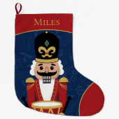 Grande Chaussette De Noël Casse-noisettes fantaisie Stocker Noël (Devant)