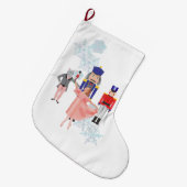 Grande Chaussette De Noël Cast de ballet de croustillant (Devant (Accrochage))