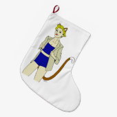 Grande Chaussette De Noël catgirl (Devant (Accrochage))