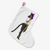 Grande Chaussette De Noël catgirl (Devant (Accrochage))
