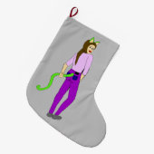 Grande Chaussette De Noël catgirl (Devant (Accrochage))