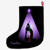 Grande Chaussette De Noël Centré (Dos)