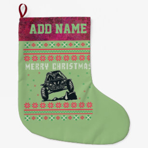 Grande Chaussette De Noël Chandail de Noël moche de l'escalade