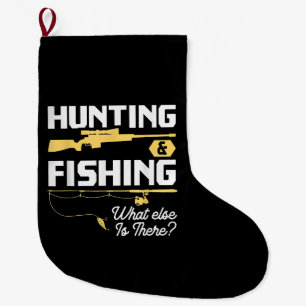 Grande Chaussette De Noël Chasse et pêche Ce qu'il y a d'autre - Funny Fishe