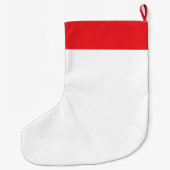 Grande Chaussette De Noël Chat gris personnalisable (Dos)