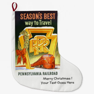 Grande Chaussette De Noël Chemin de fer de la Pennsylvanie, la meilleure
