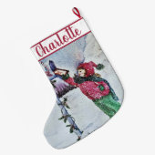 Grande Chaussette De Noël Cher Père Noël (Dos (Accrochage))