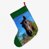 Grande Chaussette De Noël Cheval de Noël (Dos (Accrochage))