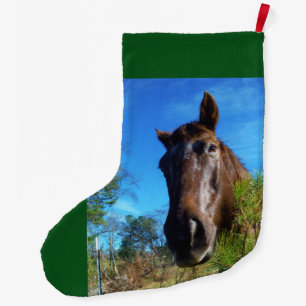 Grande Chaussette De Noël Cheval de Noël
