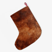 Grande Chaussette De Noël Cheval occidental Brown (Dos (Accrochage))