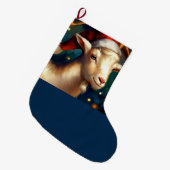 Grande Chaussette De Noël Chèvre de Noël 1 (Devant (Accrochage))