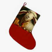 Grande Chaussette De Noël Chèvre de Noël 3 (Devant (Accrochage))