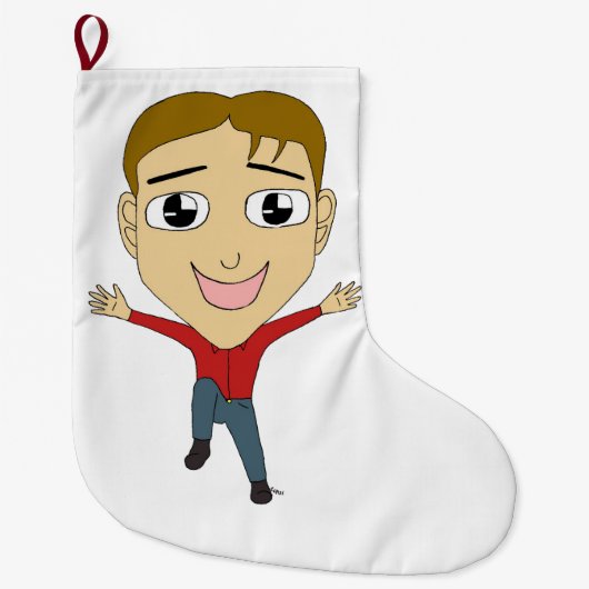 Grande Chaussette De Noël chibi (Devant)
