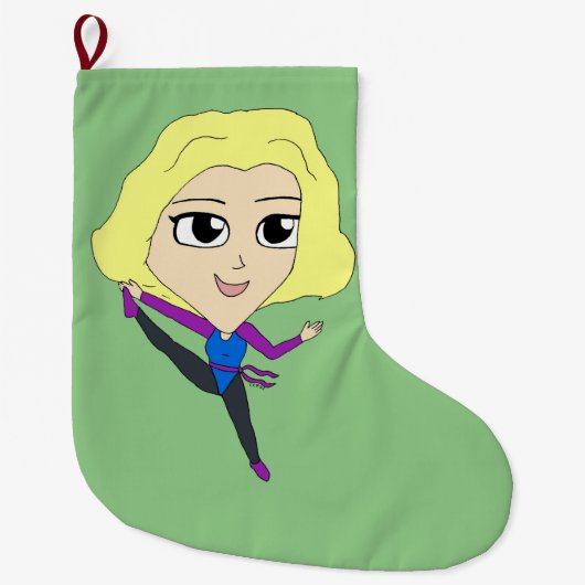 Grande Chaussette De Noël chibi (Devant)
