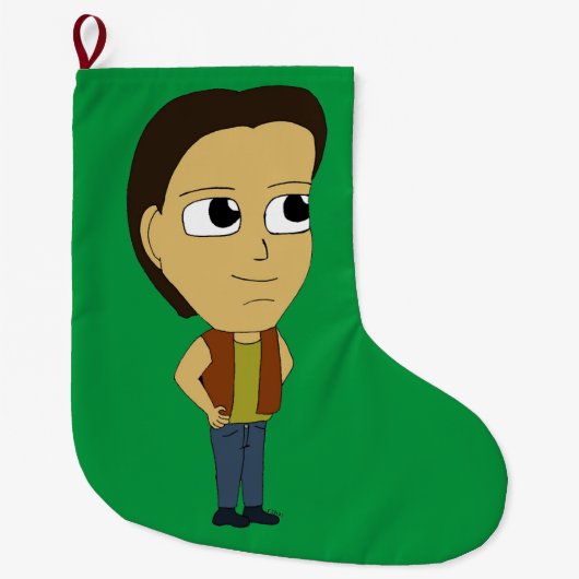 Grande Chaussette De Noël chibi (Devant)