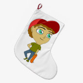 Grande Chaussette De Noël chibi (Devant (Accrochage))