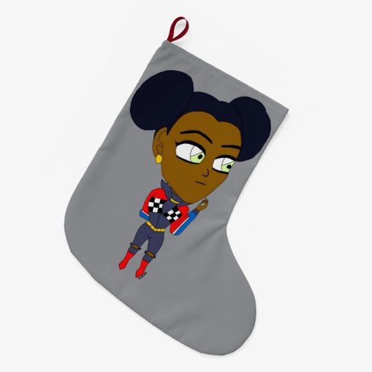 Grande Chaussette De Noël chibi (Devant (Accrochage))