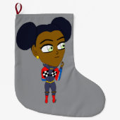 Grande Chaussette De Noël chibi (Devant)