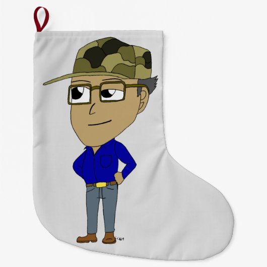 Grande Chaussette De Noël chibi (Devant)