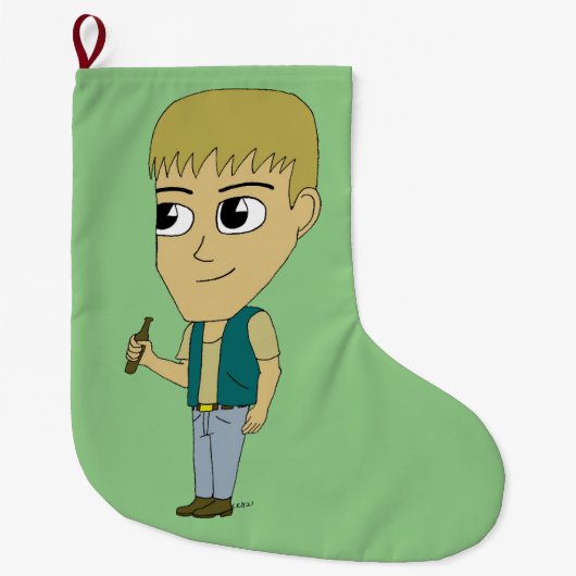Grande Chaussette De Noël chibi (Devant)