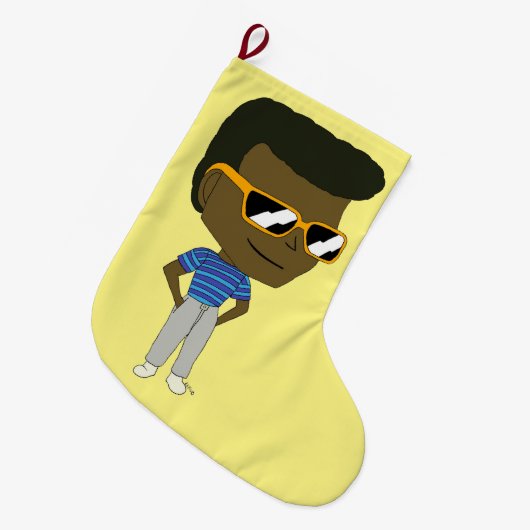 Grande Chaussette De Noël chibi (Devant (Accrochage))