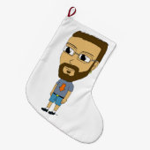 Grande Chaussette De Noël chibi (Devant (Accrochage))