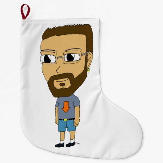 Grande Chaussette De Noël chibi (Devant)