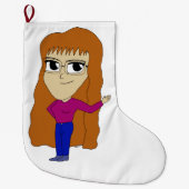 Grande Chaussette De Noël chibi (Devant)